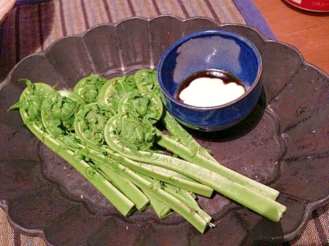 こごみの茹で方！食べ方